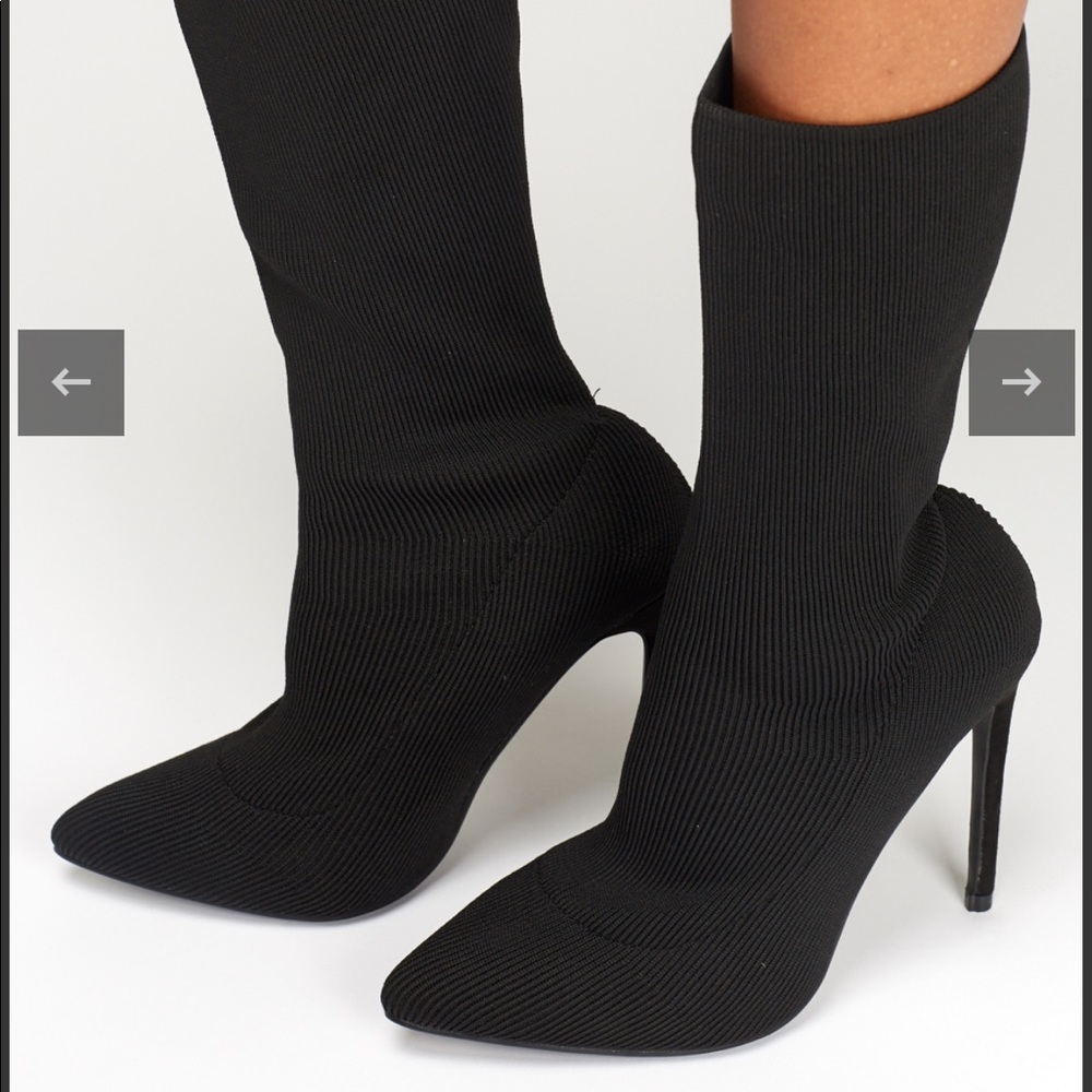Sergio Todzi High Heel Stetch Sock Heels